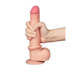 LOVETOY Sliding Skin Dildo Ø 3.7 x 22 cm Beige