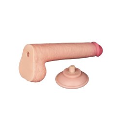 LOVETOY Sliding Skin Dildo Ø 3.7 x 22 cm Beige