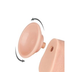 LOVETOY Sliding Skin Dildo Ø 3.7 x 22 cm Beige