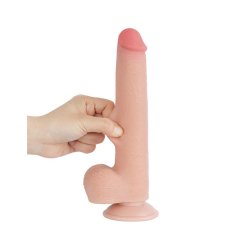 LOVETOY Sliding Skin Dildo Ø 3.7 x 22 cm Beige