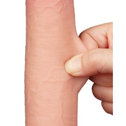 LOVETOY Sliding Skin Dildo Ø 3.7 x 22 cm Beige