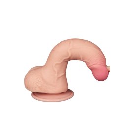 LOVETOY Sliding Skin Dildo Ø 3.5 x 19.5 cm Beige