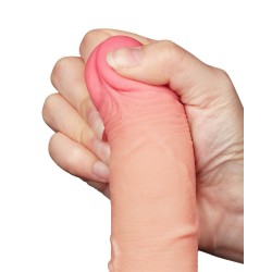 LOVETOY Sliding Skin Dildo Ø 3.5 x 19.5 cm Beige