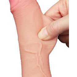 LOVETOY Sliding Skin Dildo Ø 3.5 x 19.5 cm Beige