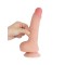 LOVETOY Sliding Skin Dildo Ø 3.5 x 19.5 cm Beige