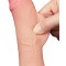 LOVETOY Sliding Skin Dildo Ø 3.5 x 19.5 cm Beige