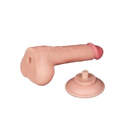 LOVETOY Sliding Skin Dildo Ø 3.6 x 19.5 cm Beige