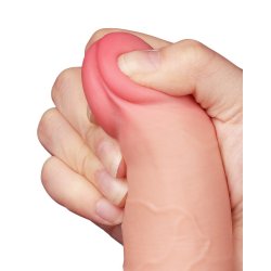 LOVETOY Sliding Skin Dildo Ø 3.6 x 19.5 cm Beige