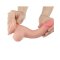 LOVETOY Sliding Skin Dildo Ø 3.6 x 19.5 cm Beige