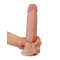 LOVETOY Sliding Skin Dildo Ø 4 x 20 cm Beige