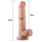 LOVETOY Sliding Skin Dildo Ø 4 x 20 cm Beige