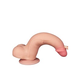 LOVETOY Sliding Skin Dildo Ø 4 x 20 cm Beige