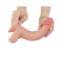 LOVETOY Sliding Skin Dildo Ø 4 x 20 cm Beige