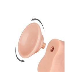 LOVETOY Sliding Skin Dildo Ø 3.9 x 20 cm Beige