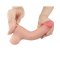 LOVETOY Sliding Skin Dildo Ø 3.9 x 20 cm Beige