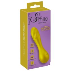 SWEET SMILE Flexible Swirl Vibrator Gold