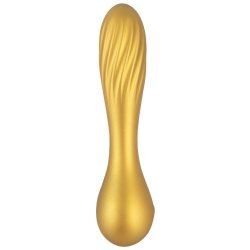 SWEET SMILE Flexible Swirl Vibrator Gold