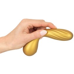 SWEET SMILE Flexible Swirl Vibrator Gold