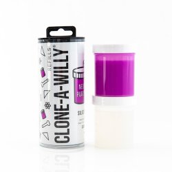 CLONE-A-WILLY Silicone Refill Neon Violett