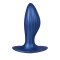 NMC G Stuck Prostata Plug aus Silikon Ø 4.1 cm x 11,4 cm Metallisch-Blau