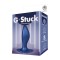 NMC G Stuck Prostata Plug aus Silikon Ø 4.1 cm x 11,4 cm Metallisch-Blau