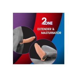 NMC Extendor 2 in 1 Penishülle und Masturbator beige