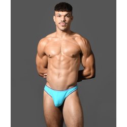 ANDREW CHRISTIAN ALMOST NAKED Racer Swim Thong Hellblau