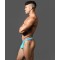 ANDREW CHRISTIAN ALMOST NAKED Racer Swim Thong Hellblau