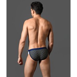 ANDREW CHRISTIAN Nautical Swim Bikini Navy