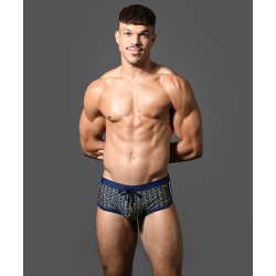 ANDREW CHRISTIAN Nautical Swim Trunk Navy