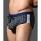 ANDREW CHRISTIAN Nautical Swim Trunk Navy