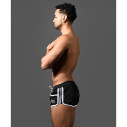 ANDREW CHRISTIAN Sports Mesh Swim Shorts Schwarz