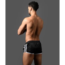 ANDREW CHRISTIAN Sports Mesh Swim Shorts Schwarz