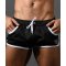 ANDREW CHRISTIAN Sports Mesh Swim Shorts Schwarz