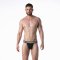 LEADER Loaded Thong Schwarz