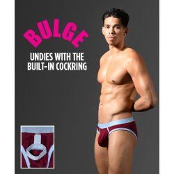 ANDREW CHRISTIAN BULGE C-Ring Brief Weinrot