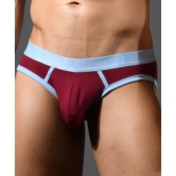 ANDREW CHRISTIAN BULGE C-Ring Brief Weinrot