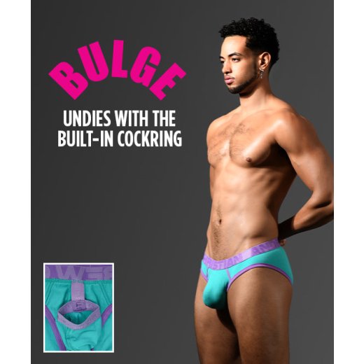 ANDREW CHRISTIAN BULGE C-Ring Brief Jade