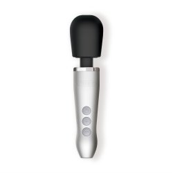 DOXY Go Mini-Wand-Massager aus Aluminium Silber