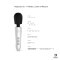 DOXY Go Mini-Wand-Massager aus Aluminium Silber