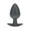 OUCH Smooth Silicone Anal-Plug Large 8,9 cm Gunmetal