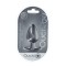 OUCH Smooth Silicone Anal-Plug Large 8,9 cm Gunmetal