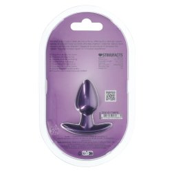 OUCH Smooth Silicone Anal-Plug Small 6,5 cm Metallic Violett