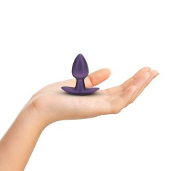 OUCH Smooth Silicone Anal-Plug Small 6,5 cm Metallic Violett
