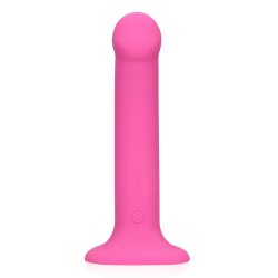 LOVELINE Non-Phallic Vibrating Dildo Medium Pink