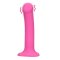 LOVELINE Non-Phallic Vibrating Dildo Medium Pink