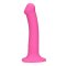 LOVELINE Non-Phallic Vibrating Dildo Medium Pink
