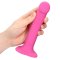 LOVELINE Non-Phallic Vibrating Dildo Medium Pink