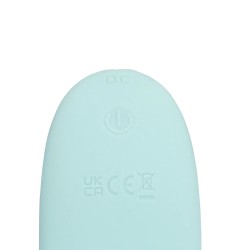 LOVELINE Three-In-One Liquid Silicone Vibrator Hellblau
