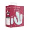 LOVELINE Three-In-One Liquid Silicone Vibrator Hellblau
